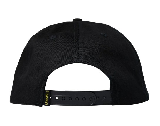 Krooked Moonsmiley Black Snapback Hat