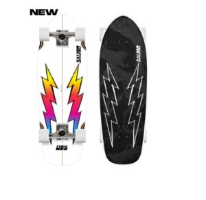 OBfive Lightning Bolt 28 Cruiser Skateboard Complete
