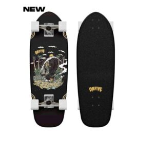 OBfive Skull Cave 28 Cruiser Skateboard Complete