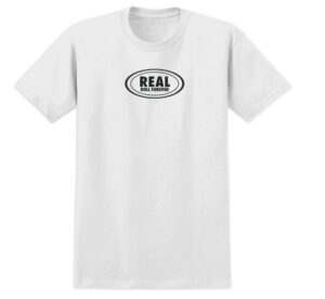 Real Roll Forever White/Black Tee