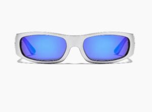 Ritual Vision Parasite Matte Chrome/Blue Reflective Polarised Sunglasses