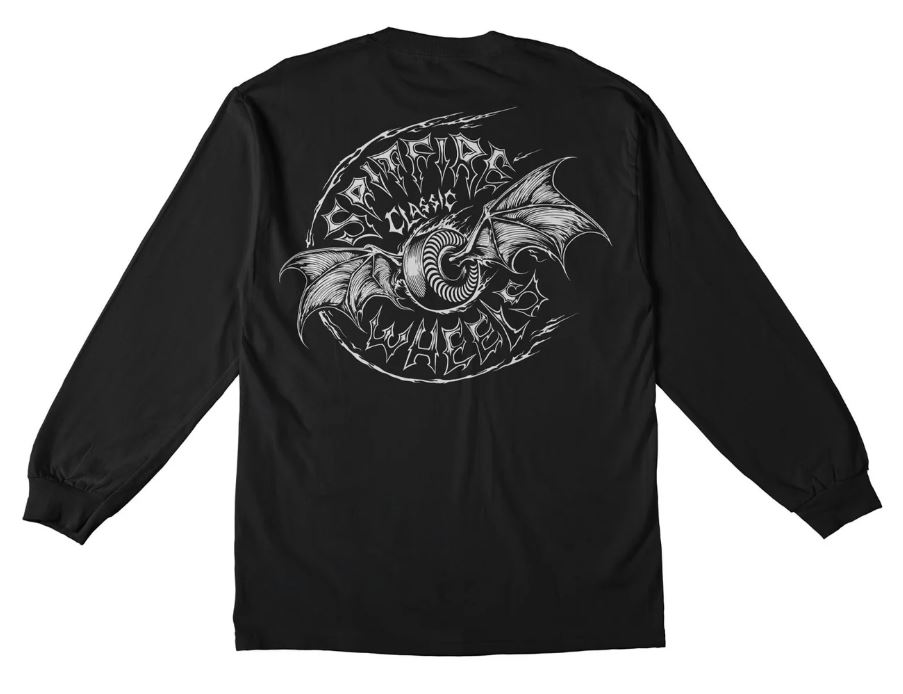 Spitfire Batwing Classic Black/White Long Sleeve Tee