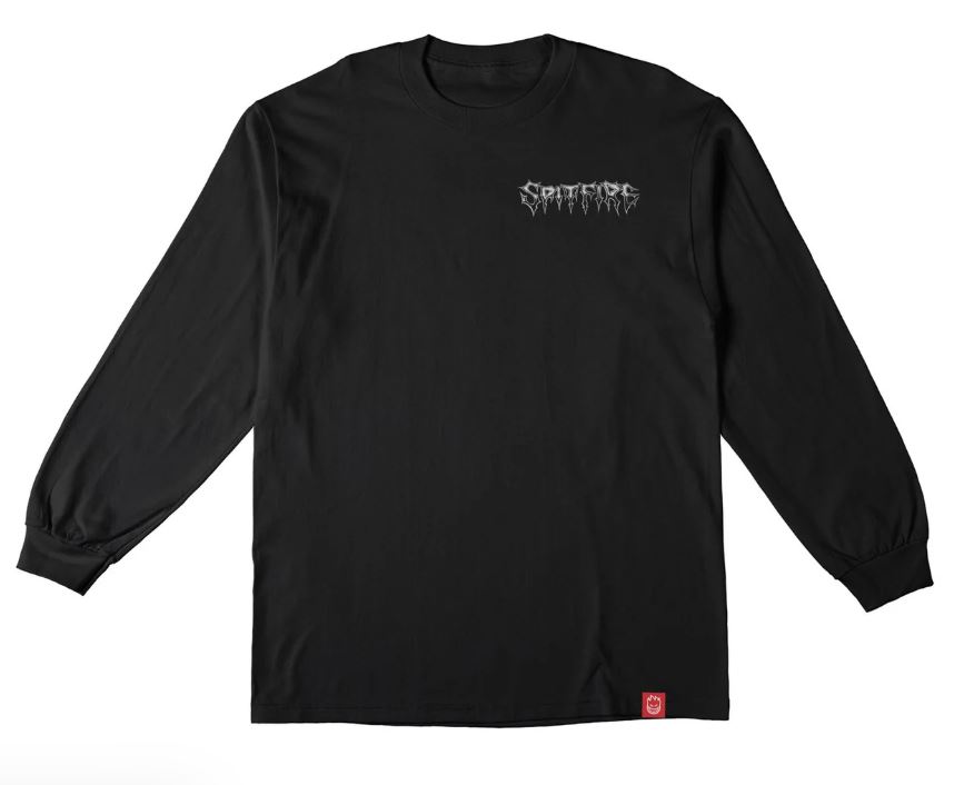 Spitfire Batwing Classic Black/White Long Sleeve Tee