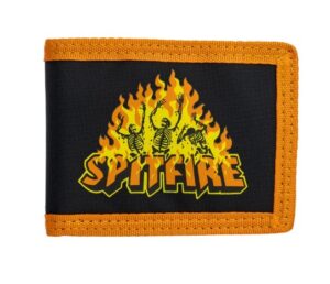 Spitfire Hellfire Black Bi Fold Wallet