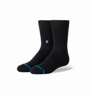 Stance Icon Kids Black Crew Socks