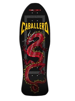 Powell Peralta Caballero Chinese Dragon Red Foil 10 Skateboard Deck