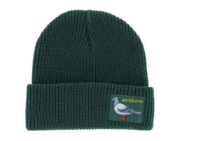 Anti Hero Lil Pigeon Label Green/Yellow Beanie