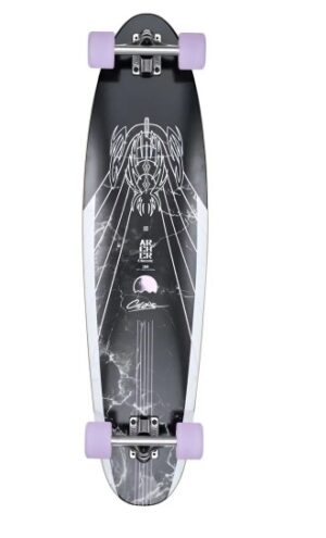 Globe Archer Classic Bamboo Purple 38.0 Longboard Skateboard Complete
