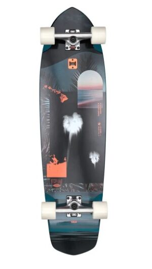 Globe Blazer Xl Twilight Expedition 36 Longboard Skateboard Complete