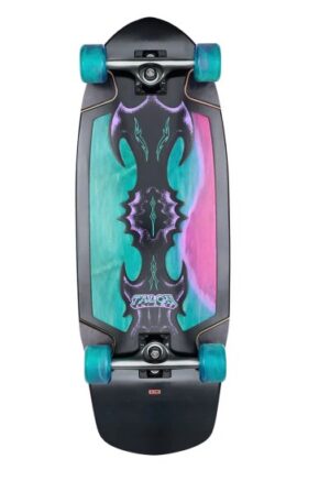Globe Talon Black/Blue/Green 30.0 Cruiser Skateboard Complete