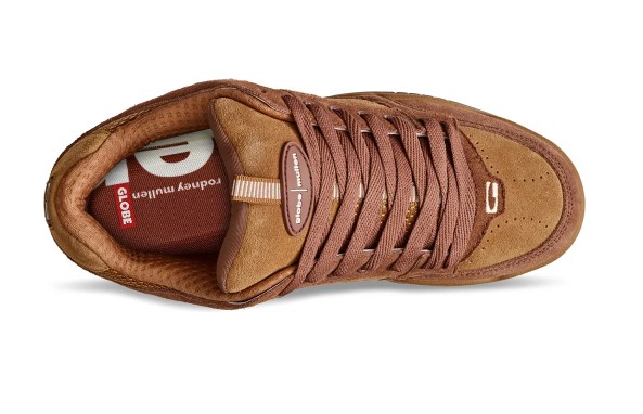 Globe Tilt Prime Rust Brown Shoes