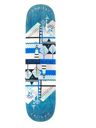 Habitat Continent Suciu 8.375 Skateboard Deck