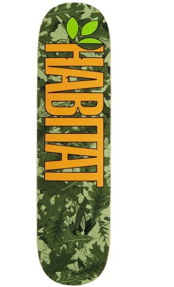 Habitat Oak Gamma Green 8.25 Skateboard Deck