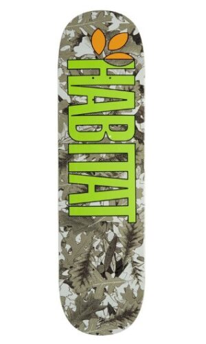 Habitat Oak Gamma Grey 8.5 Skateboard Deck