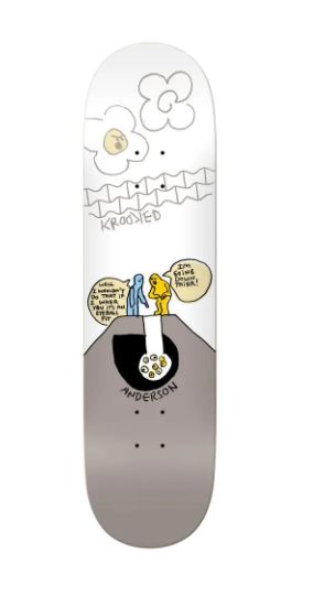 Krooked Anderson Eyeballs 8.38 Skateboard Deck