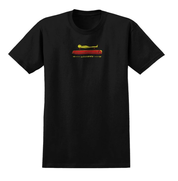 Krooked Koffin Black/Yellow/Red Tee