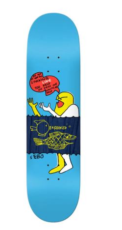 Krooked Sebo Help 8.06 Skateboard Deck