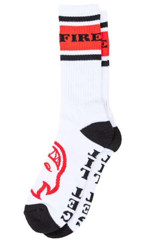 Spitfire Classic 87 Bighead White/Black/Red Socks
