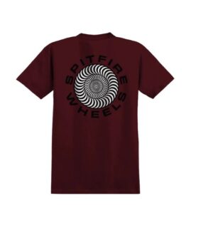 Spitfire Classic 87 Swirl Fill Burgundy Tee