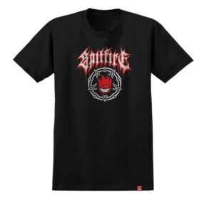Spitfire Pentagram Drip Black Tee
