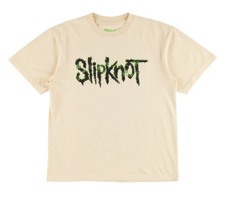 Welcome X Slipknot Tomorrow Garment Dyed Boxy Bone Tee