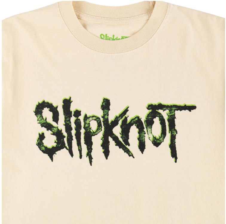 Welcome X Slipknot Tomorrow Garment Dyed Boxy Bone Tee