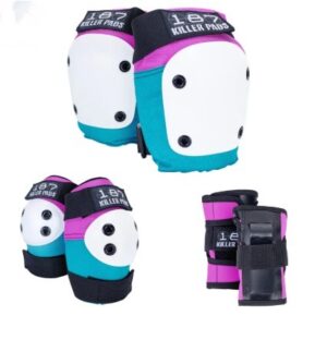 187 Six Pack Pink/Teal Pads