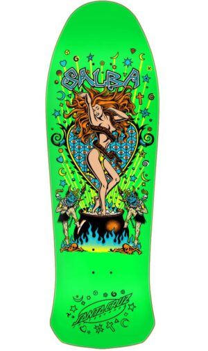 Santa Cruz Salba Witch Doctor Green Reissue 10.4 Skateboard Deck