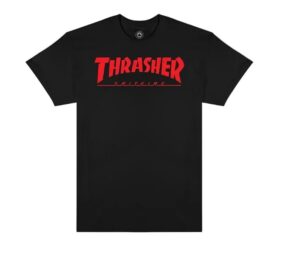 Thrasher x Spitfire Big Head Jake Black Tee