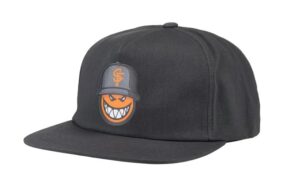 Thrasher x Spitfire Loc Charcoal Snapback Hat