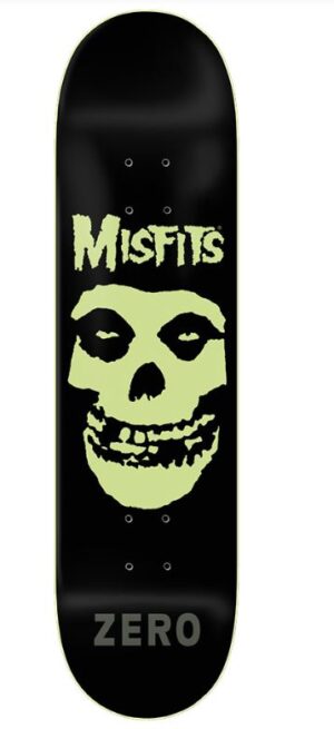 Zero x Misfits Fiend Skull 8.5 Skateboard Deck