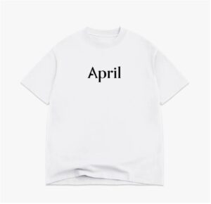 April OG Logo White Tee