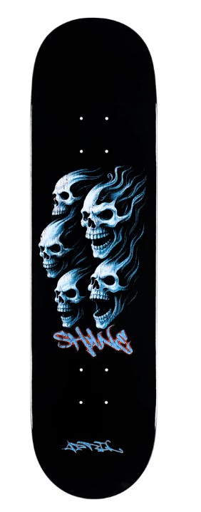 April Shane O'Neill Dead Black Dip 8.25 Skateboard Deck