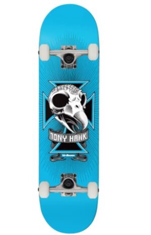 Birdhouse Skull Light Blue 8.0 Skateboard Complete