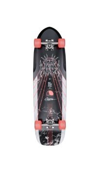 Globe Blazer Fuego Bamboo Red 32 Cruiser Skateboard Complete