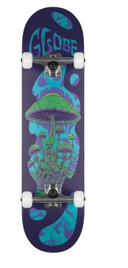 Globe G1 Mind Expansion Green/Purple 8.0 Skateboard Complete