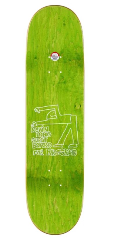 Krooked Spanky Guest 8.25 Skateboard Deck