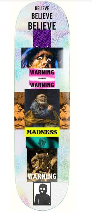 Madness Believe R7 Holographic 8.5 Skateboard Deck