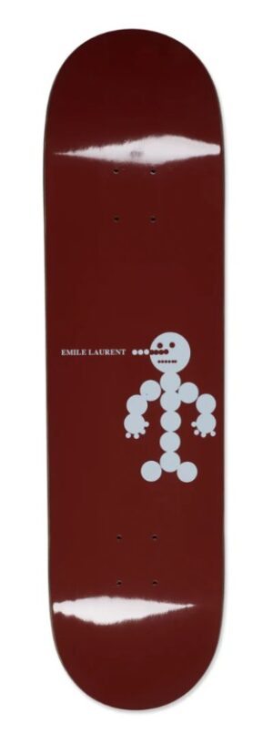 Polar Skate Co. Emile Laurent - Snowman Wine 8.125 Skateboard Deck