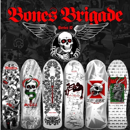 Powell Peralta Bones Brigade 17th Series Skateboard Decks - Full Collection