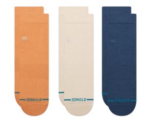 Stance Icon Quarter Mango Socks - 3 Pack