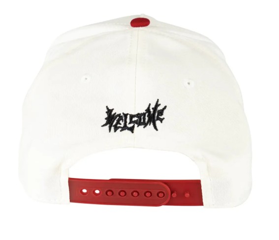Welcome x Slipknot Nonagram Embroided Camo White/Red Hat