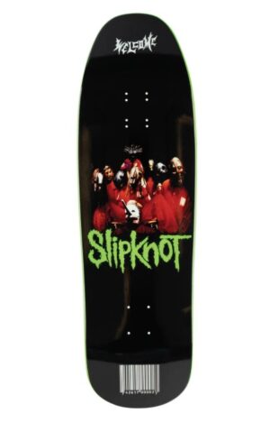 Welcome x Slipknot Self Tilted On Gaia Black/Green Dip 9.67 Skateboard Deck