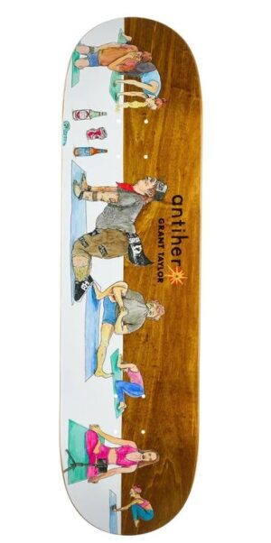 Anti Hero Grant Taylor Fart Yoga 8.5 Skateboard Deck