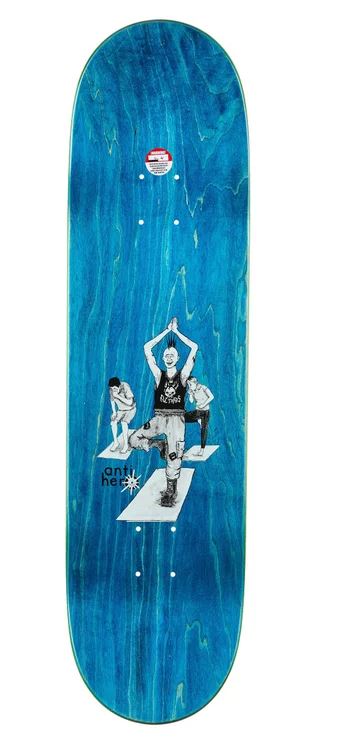 Anti Hero Grant Taylor Fart Yoga 8.5 Skateboard Deck
