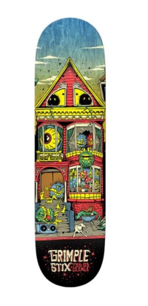 Anti Hero X Grimplestix Frank Gerwer Victorians 8.25 Skateboard Deck