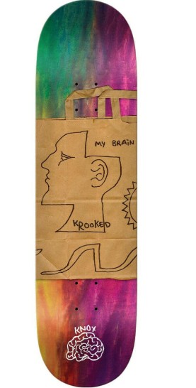 Krooked Tom Knox Brain & Bird 8.5 Skateboard Deck