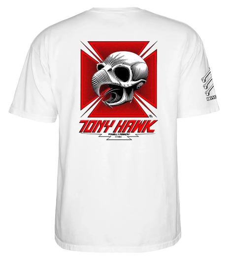 Powell Peralta Bones Brigade 17th Series Tony Hawk White Tee