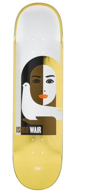 Real Ishod Wair Peace LTD Gold Foil 8.25 Skateboard Deck