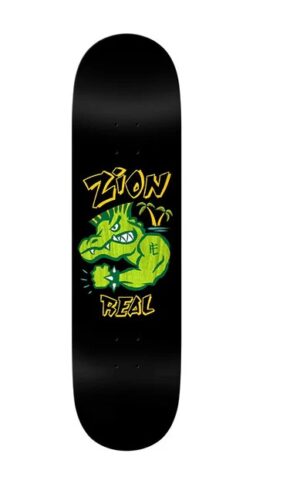 Real Zion Wright Bad Gator Black 8.5 Skateboard Deck